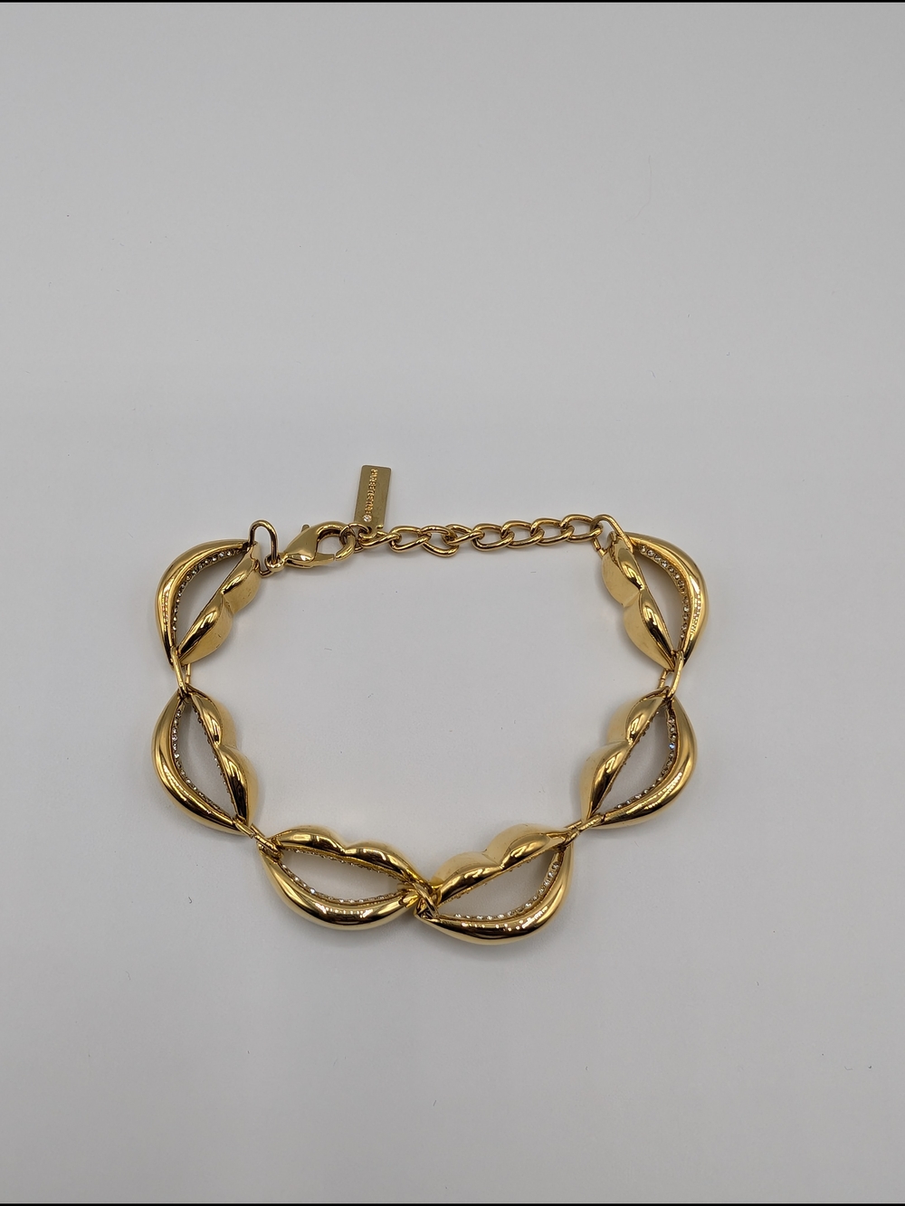Baublebar Gold Lip Bracelet